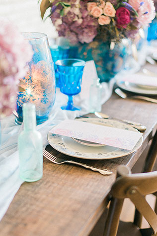An exquisite and organic Pantone Rose Quartz and Serenity bohemian inspiration shoot by Rachel Marie Photography