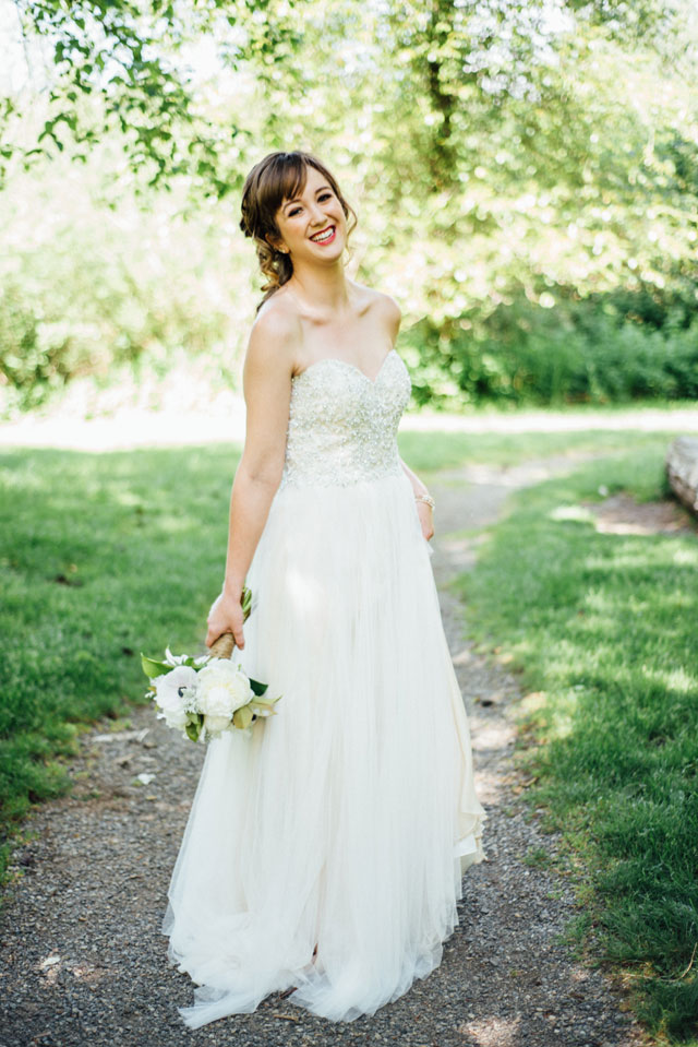 An elegant and ethereal elopement styled shoot in the woods of Washington | Rebecca Anne Photography: http://www.RebeccaAnnePhotography.com