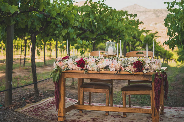 A vintage Hollywood glamour wedding styled shoot at a beautiful winery in the San Pasqual Valley | Red Trolley Studio: http://www.redtrolleyphotography.com