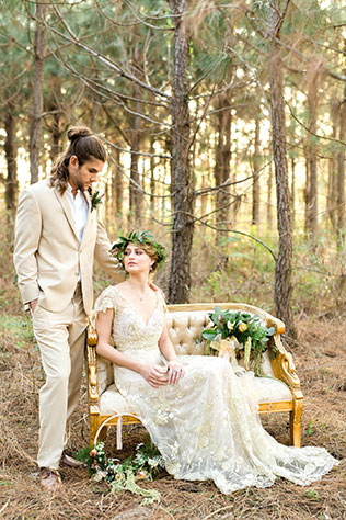 A stunning and enchanting equine sanctuary wedding inspiration shoot in the Florida countryside by Rising Lotus Photography