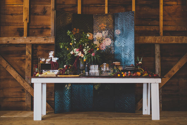 An artfully reimagined barn wedding inspiration shoot in rural New Brunswick | Shannon May Photography: http://shannonmayphotography.com