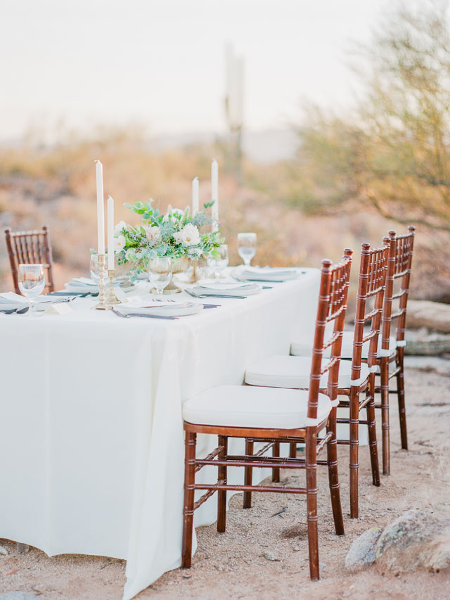 A Tuscan wedding inspiration shoot surrounded by the warm Arizona desert landscape by Shell Creek Photography