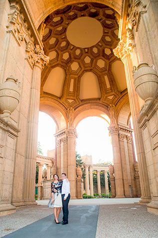 Wedding inspiration in San Francisco with classical elements and an elegant black and gold palette by ShootAnyAngle Wedding Photography