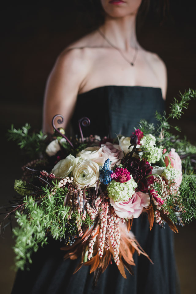 A bold organic inspiration shoot in Pantone's colors of the year, Serenity and Rose Quartz, by Time Into Pixels Photography