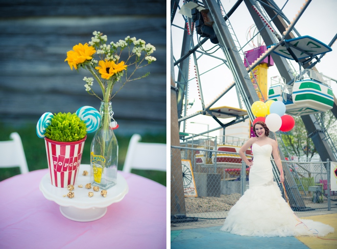 Carnival Wedding Inspiration Shoot by T.Y. Photography on ArtfullyWed.com