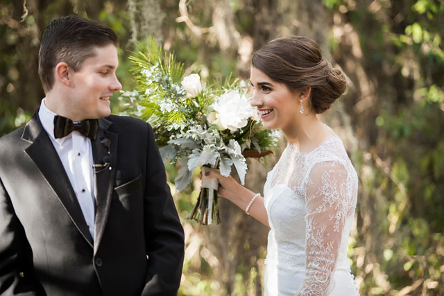 A rustic and earthy fall bayside wedding in Florida with natural elements by Aislinn Kate Photography