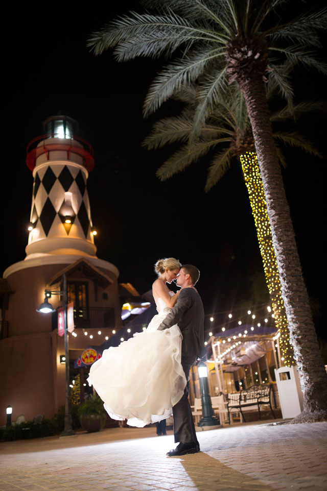 A stunning rose gold waterside wedding in Florida with a fabulous Hayley Paige gown | Aislinn Kate Photography