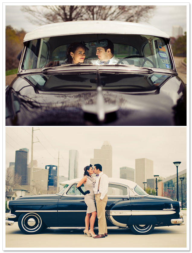 1940s Engagement Session by AJH Photography on ArtfullyWed.com