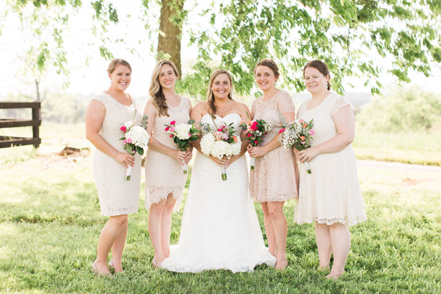 A neutral pink estate wedding in the Blue Ridge Mountains | Alicia Lacey Photography: http://www.alicialaceyphotography.com