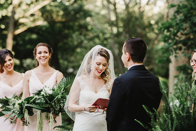 A sophisticated mansion wedding with lush greenery and gold details by Alicia Wiley Photography