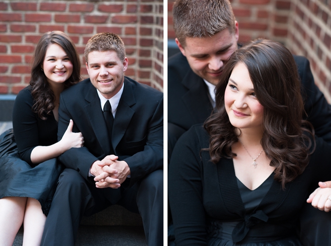Downtown Pittsburgh Engagement by Alison Mish Photography