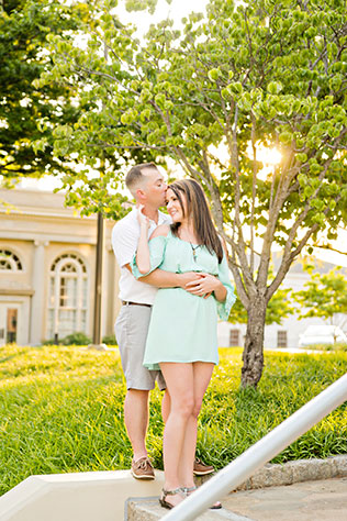 A summer engagement shoot in downtown Athens, GA | Andie Freeman Photography: http://www.TheAthensWeddingPhotographer.com