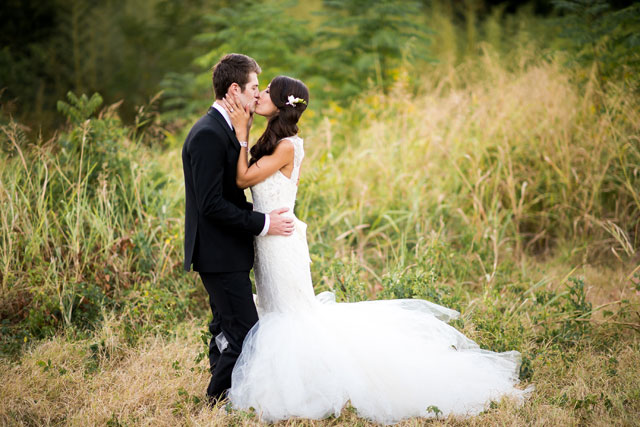 A chic DIY gray lakeside wedding in Dallas by Andrea Elizabeth Photography
