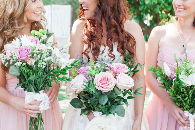 A pastel pink and lavender spring Whispering Tree Ranch country wedding | April Maura Photography: http://www.aprilmaura.com