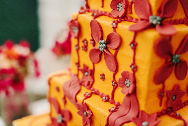 A vibrant magenta and orange Louisiana plantation wedding in springtime | Arte De Vie: http://www.artedevie.com