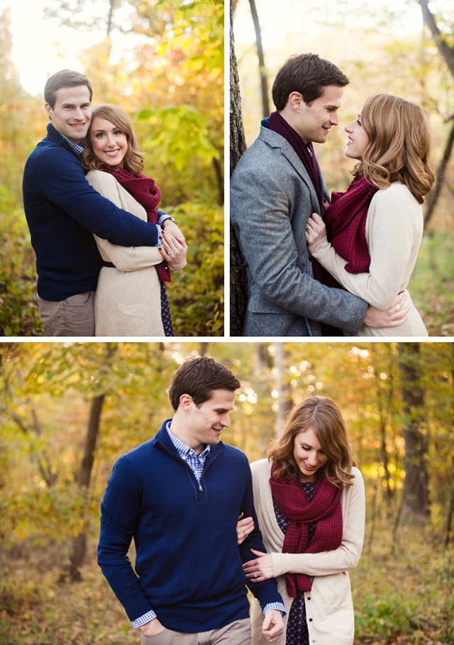 Autumn hiking engagement session by Artistrie Co. || see more on blog.nearlynewlywed.com