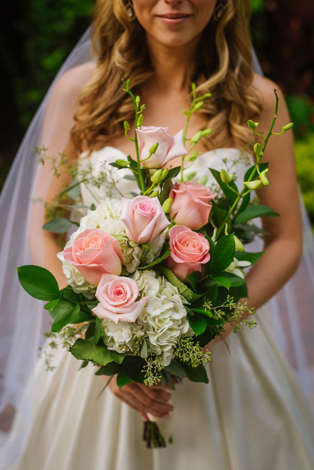 A rooftop wedding in Florida with a garden ceremony by Ashlee Hamon Photography
