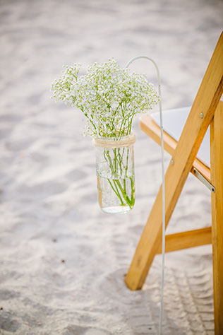 A whimsical destination wedding on St. Pete Beach in Florida with tons of nautical DIY details | Ashlee Hamon Photography: ashleehamon.com