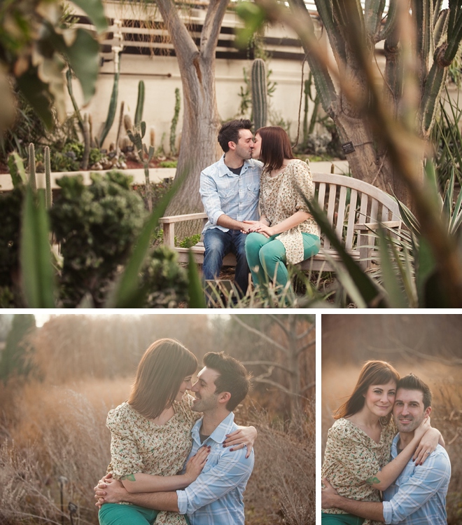 Garfield Park Conservatory Engagement Session by Ashley Biess Photography on ArtfullyWed.com