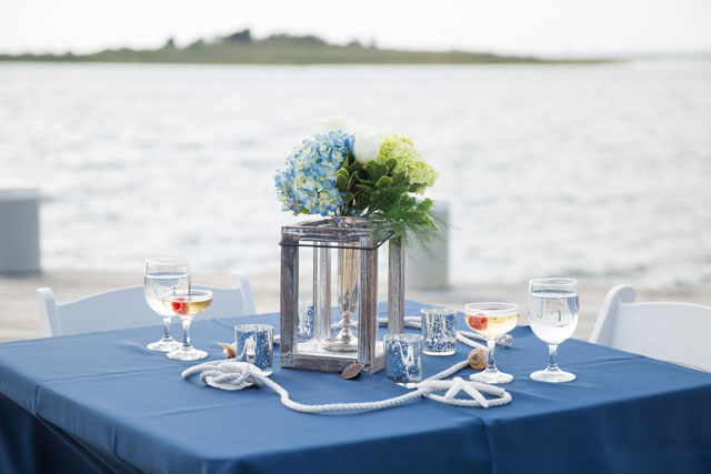 A preppy yacht club wedding with a fresh palette of navy and lime by Ashley Mac Photographs and Bogath Weddings & Events