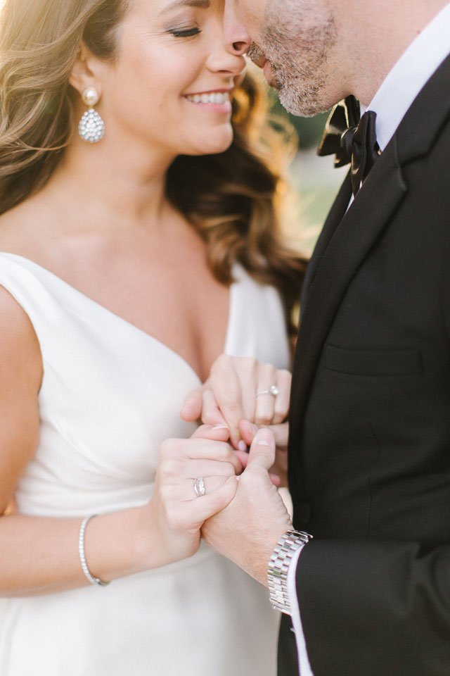 A classic and elegant black and gold New Year's Eve wedding by Ashley Steeby Photography and Dairing Events