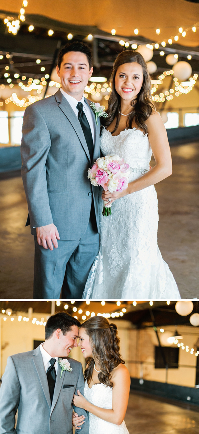 A rustic and romantic spring wedding at a local farmers market by Aubrey Marie Photography || see more on blog.nearlynewlywed.com