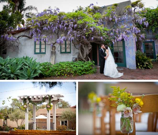 Santa Barbara Historical Museum Wedding by Bergreen Photography