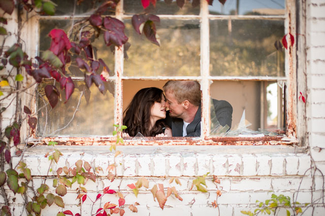 An autumn country cottage engagement session in Virginia // photo by Bethany Snyder Photography: http://www.bethanysnyderphotography.com || see more on https://blog.nearlynewlywed.com