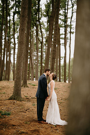 A classic green and gold wedding for a Go Green couple on the MSU campus by Brad and Jen Photography and All Grand Events