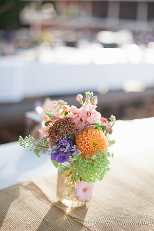 A rustic purple wedding at a popular summer camp in Bommer Canyon // photos by Brandi Welles Photographer: http://www.brandiwellesphotographer.com || see more on https://blog.nearlynewlywed.com