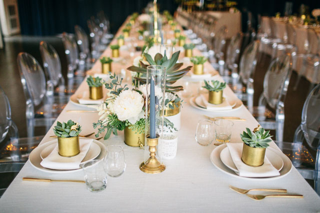 A desert inspired Palm Springs wedding with cacti and succulents by Brett and Tori Photographers