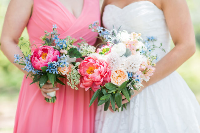 A sweet Florida wedding with a butterfly release and a cheerful spring palette of sky blue and pink | Bri Cibene Photography: http://www.bricibene.com