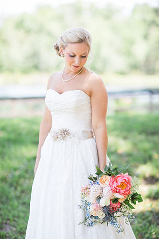 A sweet Florida wedding with a butterfly release and a cheerful spring palette of sky blue and pink | Bri Cibene Photography: http://www.bricibene.com