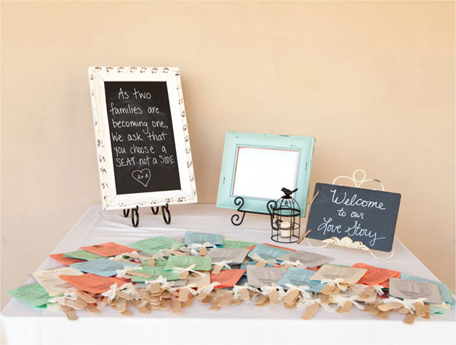 A DIY vintage summer wedding on a budget with teal and coral details // photo by Brie Marie Photographers: http://briemarie.co || see more on https://blog.nearlynewlywed.com