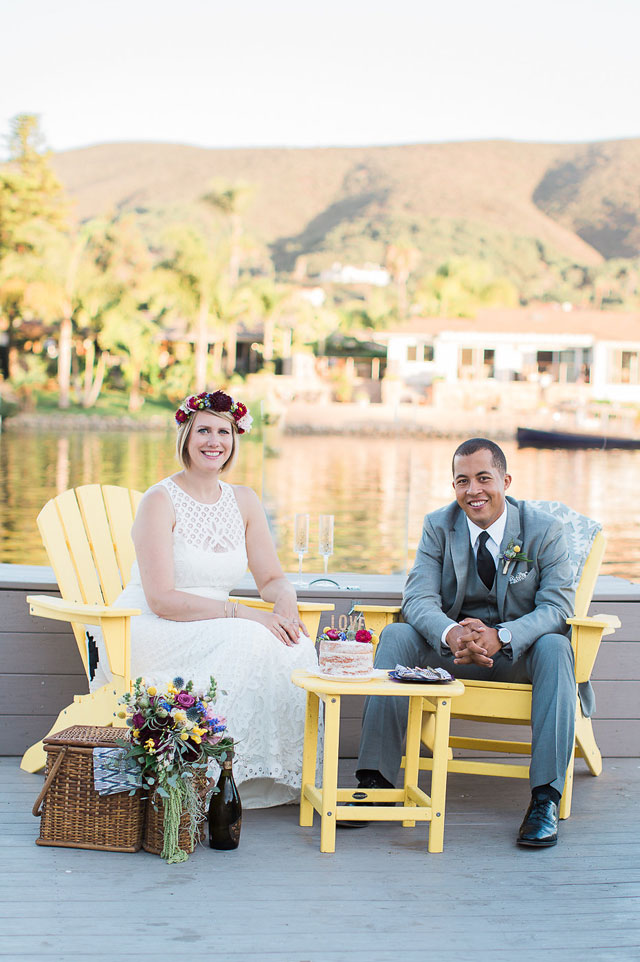 An intimate and modern lakehouse elopement by Brooke Hughes Photography