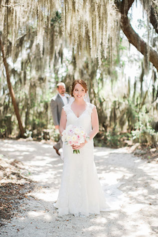 A sweet and intimate beach wedding on Amelia Island by Brooke Images