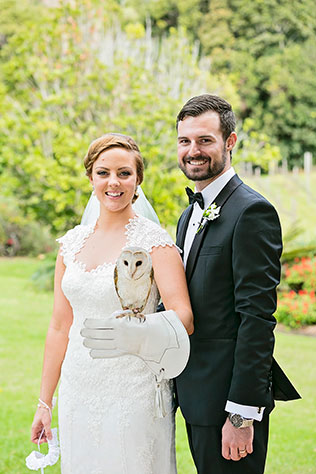 A dreamy Sunshine Coast Hinterland wedding with an owl ring bearer by Calli B Photography