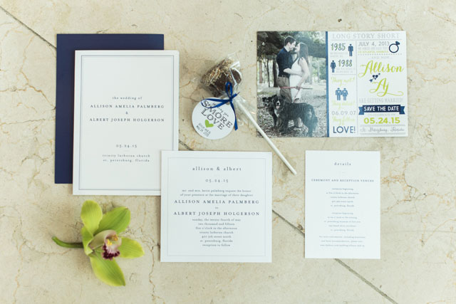 A museum of fine arts wedding with camp inspired details and a modern navy and lime palette by Caroline & Evan Photography