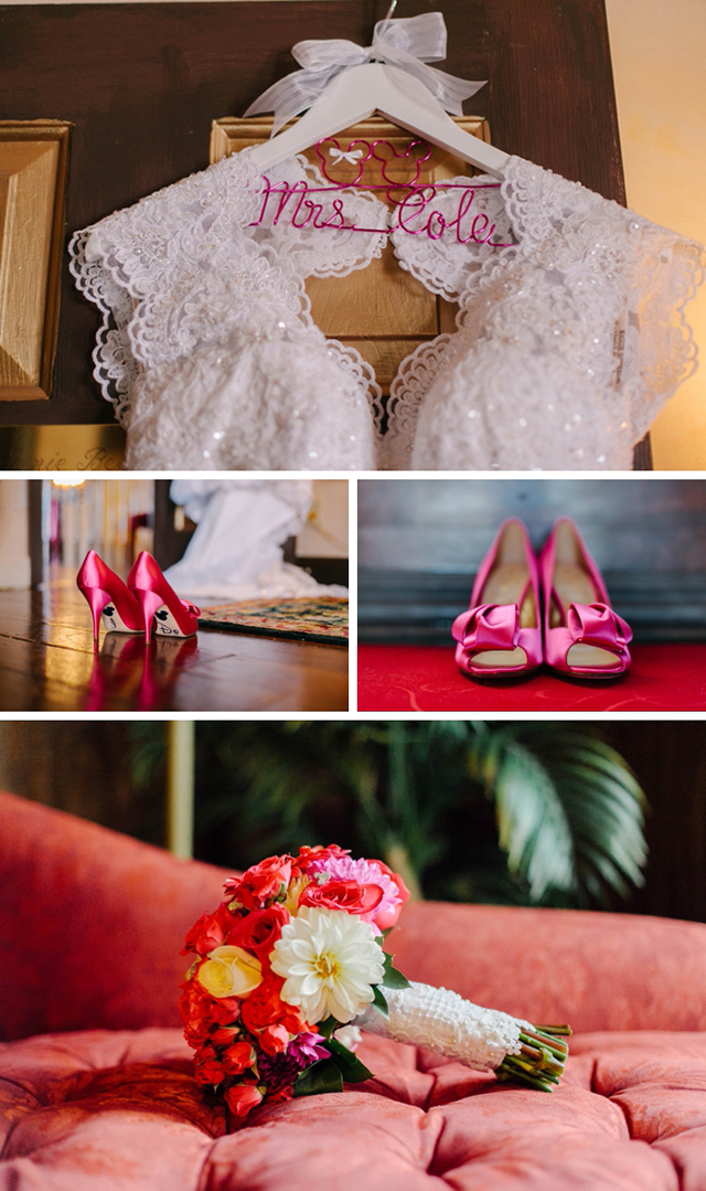 A magical Disney-themed wedding by Catherine Ann Photography || see more on blog.nearlynewlywed.com