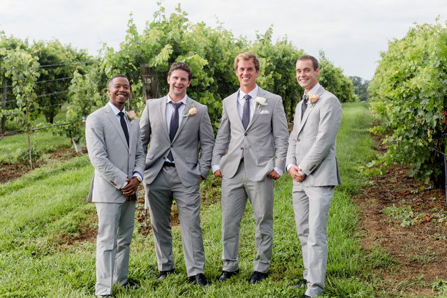 An urban vineyard wedding in Virginia including the groom's daughter by Christy McKee Photography