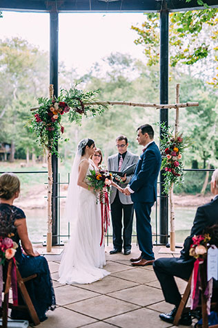 An intimate handmade riverside wedding at Lalumondiere Mill and Rivergardens with DIY details by Cindy Lee Photography