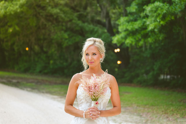 A romantic estate wedding in Savannah's historic district with Alstilbe bouquets and boutonnieres | Concept Photography