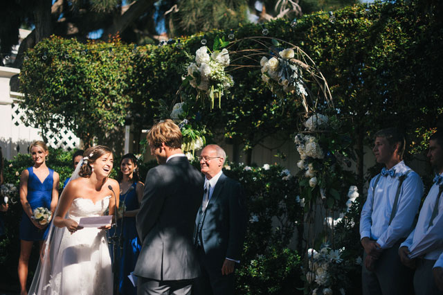 A whimsical summer wedding at the Darlington House in San Diego | D.Lillian Photography: http://www.dlillianphotography.com