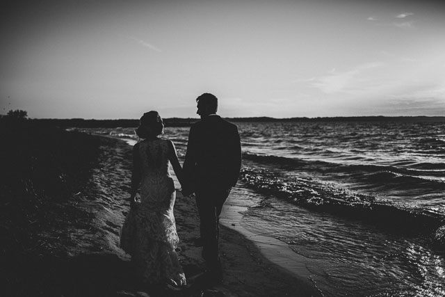A romantic marina wedding in Northern Michigan by Dan Stewart Photography