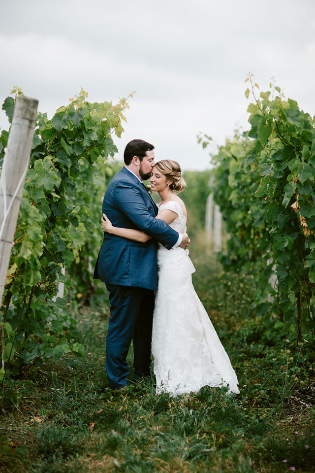 A Northern Michigan vineyard wedding with an elegant tented reception by Dan Stewart Photography