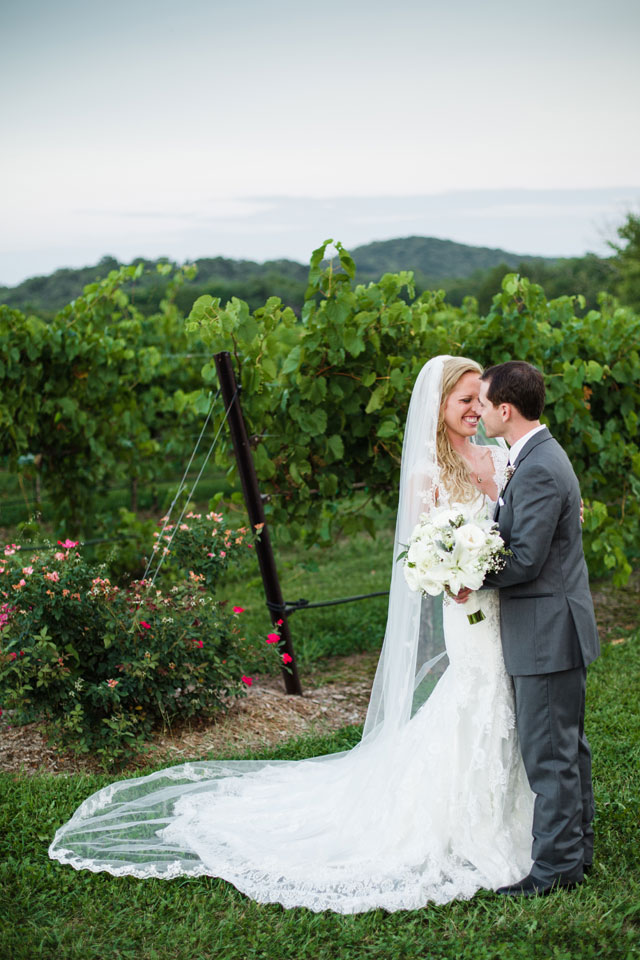 A relaxed and refined late summer gold and emerald winery wedding at Chaumette Winery // photo by Dana Tate | Wedding Photographer: http://www.danatateweddings.com || see more on https://blog.nearlynewlywed.com