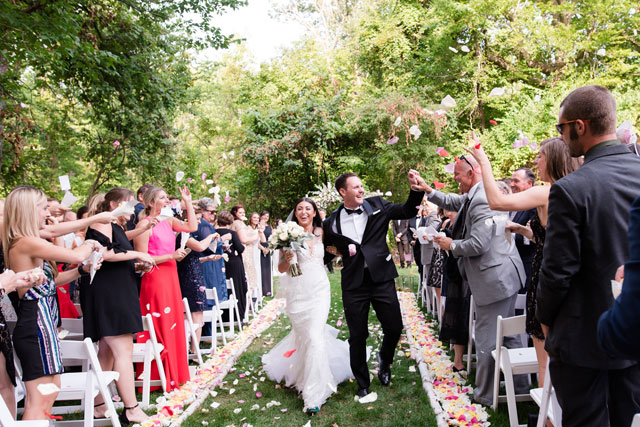 A stunning and glamorous al fresco garden wedding in Indianapolis by Danielle Harris Photography