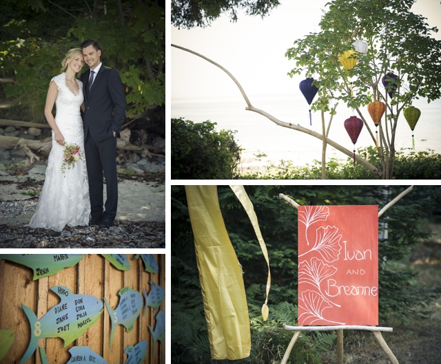An outdoor summer wedding on Cortes Island by Darshan Photography || see more on blog.nearlynewlywed.com