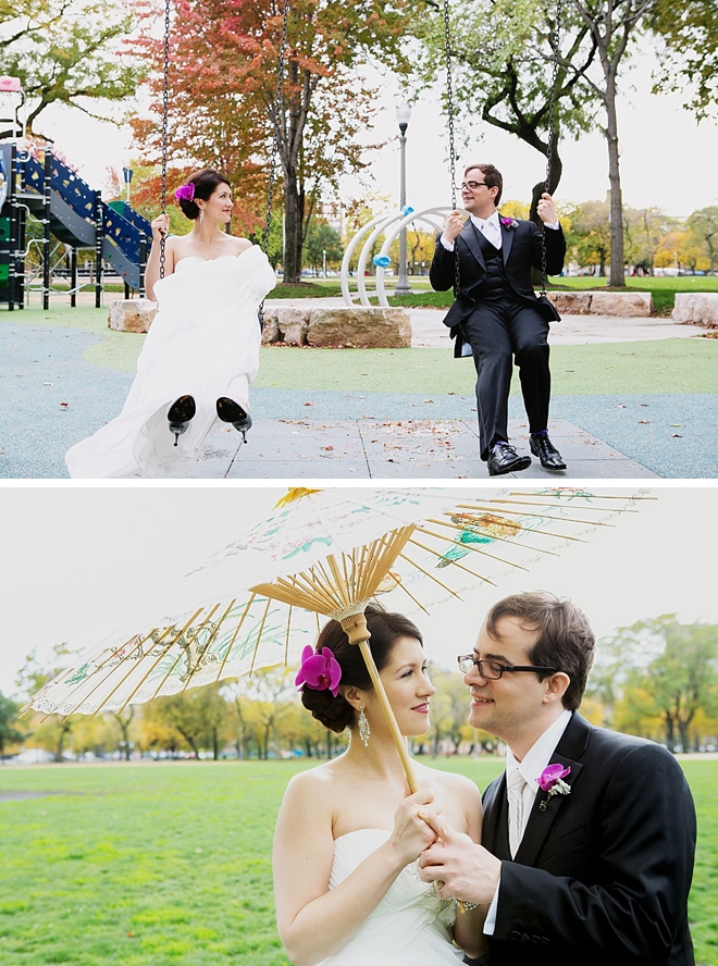 Orchid-Inspired DIY Wedding by Dawn E Roscoe Photography