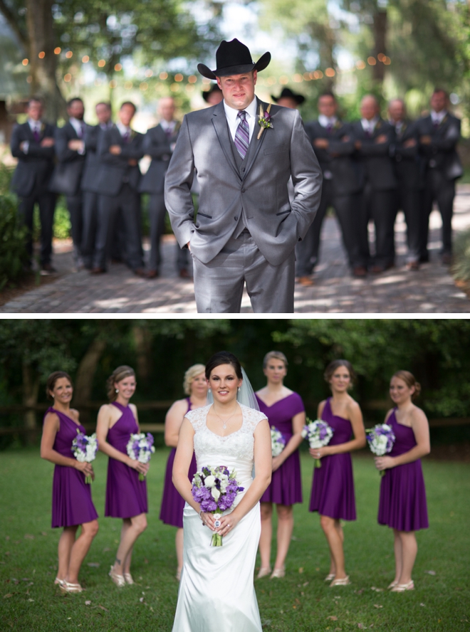 A rustic gray and lavender destination wedding by Debra Kapustin Photography || see more on blog.nearlynewlywed.com